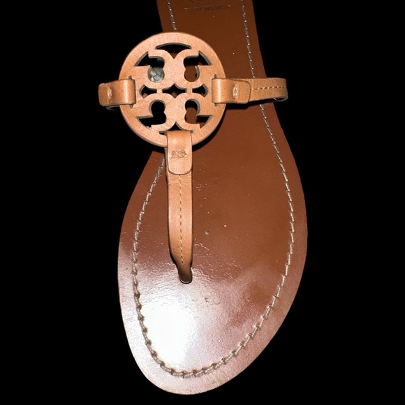 Tory Burch Gabriel Flat Thong Sandals in Royal Tan 8.5 - Picture 5 of 10